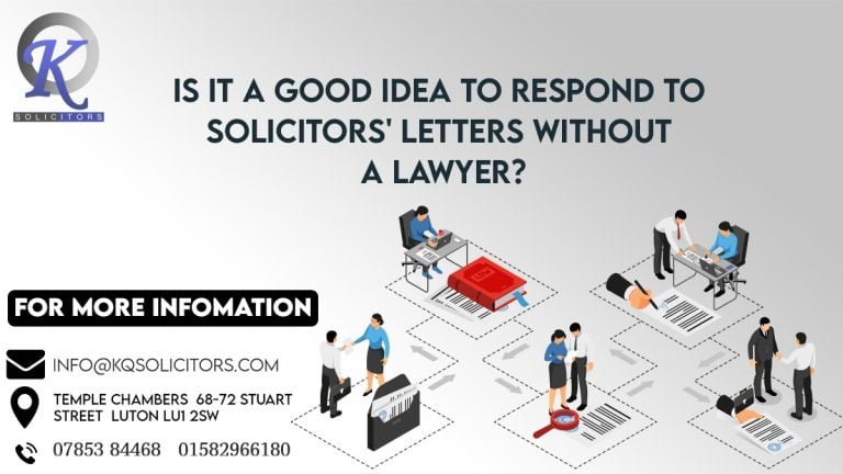 Is it a Good Idea to Respond to Solicitors' Letters without a Lawyer