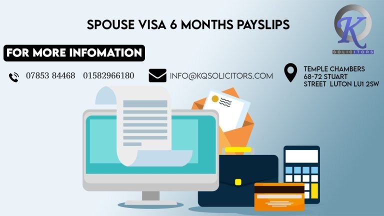 Spouse Visa 6 Months Payslips