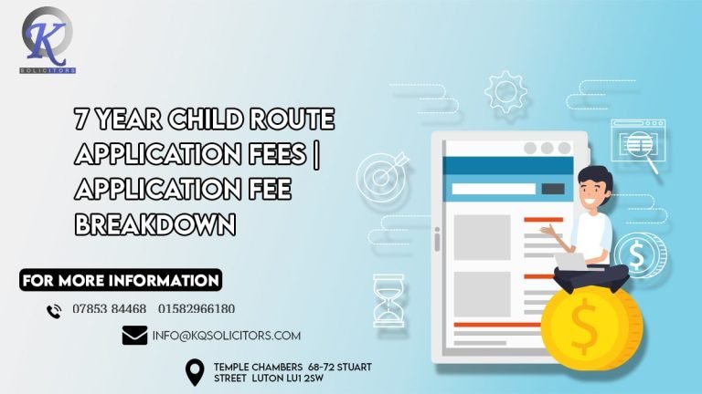 7 Year Child Route Application Fees Application Fee Breakdown