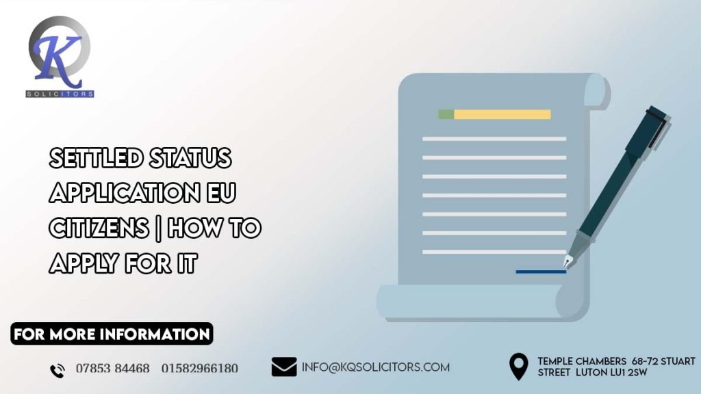 Settled Status Application