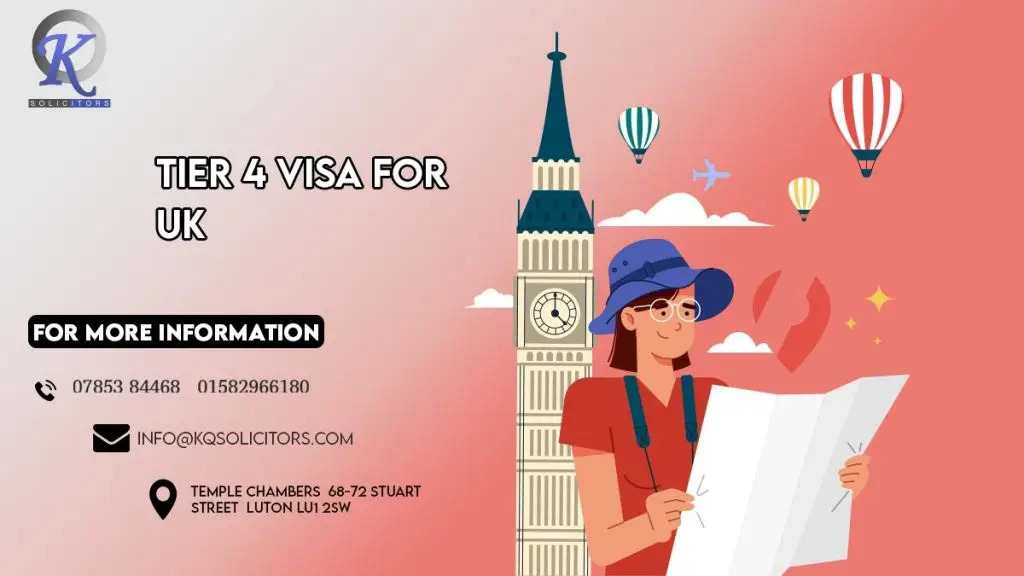 Tier 4 Visa for UK