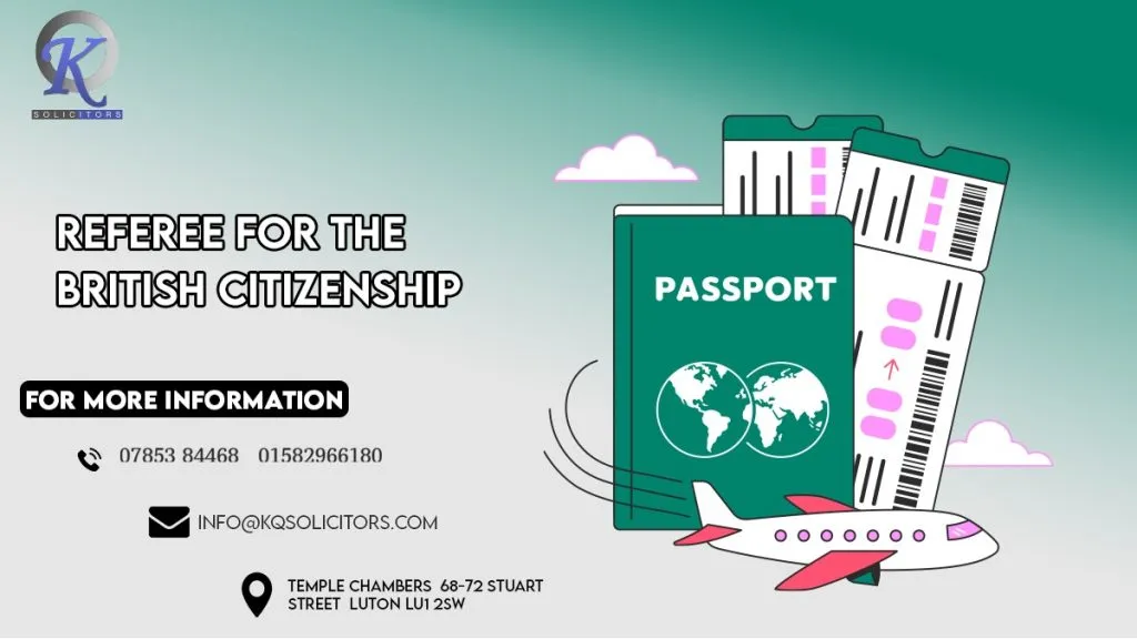 Referee For The British Citizenship
